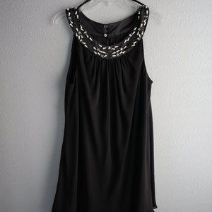 LIttle Black Cocktail Dress with Bead Detail